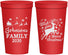 Personalized Christmas 22 oz Stadium Cups - Reindeer | 280044