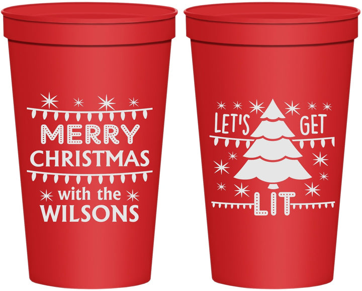 Personalized Christmas 22 oz Stadium Cups - Nutcracker | 280052