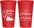 Personalized Christmas 22 oz Stadium Cups - Santa Claus | 280060