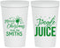 Personalized Christmas 22 oz Stadium Cups - Jingle Juice | 280067