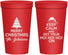 Personalized Christmas 22 oz Stadium Cups - Ho Ho Ho | 280076