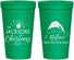 Personalized Christmas 22 oz Stadium Cups - Santa Claus | 280085