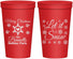 Personalized Christmas 22 oz Stadium Cups - Let Is Snow | 280088