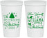 Personalized Christmas 22 oz Stadium Cups - Llama | 280095