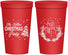 Personalized Christmas 22 oz Stadium Cups - Snowman | 280096