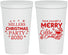 Personalized Christmas 22 oz Stadium Cups - Cocktail | 280098