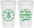 Personalized Christmas 22 oz Stadium Cups - Wonderful Time For A Beer | 280099