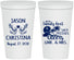 Personalized Wedding 22 oz Stadium Cups - Sandy Feet Salty Kisses | 291