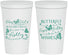 Personalized 16th Birthday 22 oz Stadium Cups - Butterfly Wishes | 300001
