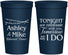 Personalized Rehearsal Dinner 22 oz Stadium Cups - Tonight Tomorrow I Do | 30004