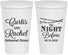 Personalized Rehearsal Dinner 22 oz Stadium Cups - The Night Before | 30006