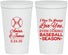 Personalized Wedding 22 oz Stadium Cups - Baseball | 303