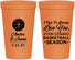 Personalized Wedding 22 oz Stadium Cups - Basketball | 304