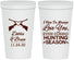Personalized Wedding 22 oz Stadium Cups - Hunting | 308