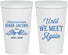 Personalized Memorial 22 oz Stadium Cups - Until We Meet Again | 310002