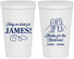 Personalized Memorial 22 oz Stadium Cups - Thanks For The Memories | 310011