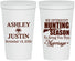 Personalized Wedding 22 oz Stadium Cups - We Interrupt Hunting | 316