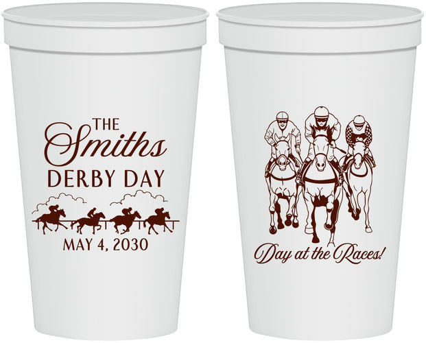 Personalized Derby Day 22 oz Stadium Cups - Day At The Races | 320009