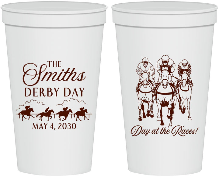 Personalized Derby Day 22 oz Stadium Cups - Day At The Races | 320009