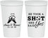 Personalized Wedding 22 oz Stadium Cups - Took A Shot Soccer | 322