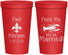 Personalized Wedding 22 oz Stadium Cups - Crawfish Boil | 330
