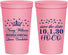 Personalized Homecoming 22 oz Stadium Cups - Hoco Queen Vote | 330024