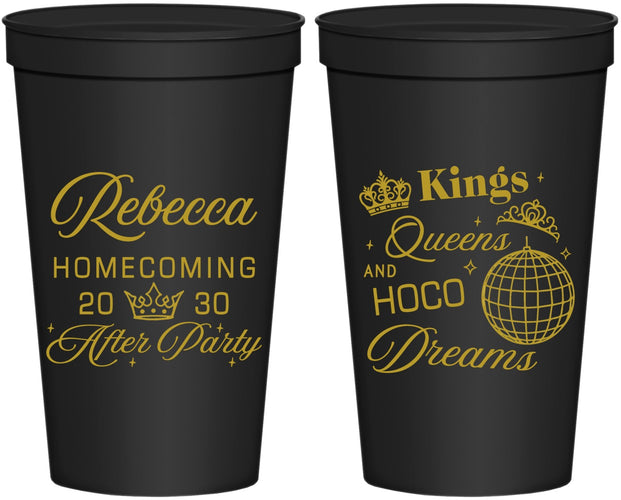 Personalized Homecoming 22 oz Stadium Cups - Hoco After Party | 330027