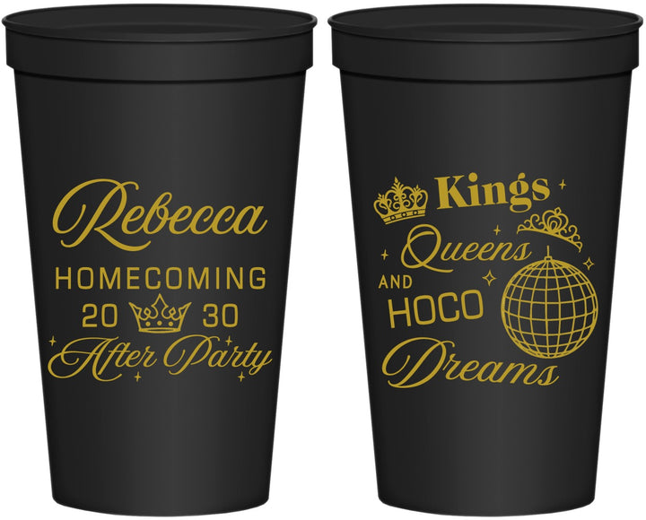 Personalized Homecoming 22 oz Stadium Cups - Hoco After Party | 330027