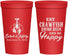 Personalized Wedding 22 oz Stadium Cups - Crawfish Boil | 335