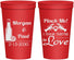 Personalized Wedding 22 oz Stadium Cups - Crawfish Boil Pinch Me | 337