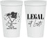 Personalized 21st Birthday 22 oz Stadium Cups - Legal At Last | 340005