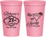 Personalized 21st Birthday 22 oz Stadium Cups - Sip Sip Hooray Vegas | 340006