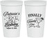 Personalized 21st Birthday 22 oz Stadium Cups - Finally Twenty One | 340008