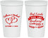 Personalized Wedding 22 oz Stadium Cups - Best Friends For Life | 349