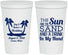 Personalized Wedding 22 oz Stadium Cups - Beach | 350