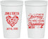 Personalized Wedding 22 oz Stadium Cups - Journey Traveling With | 354