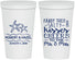 Personalized Wedding 22 oz Stadium Cups - Sandy Feet Salty Kisses | 356