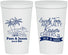 Personalized Wedding 22 oz Stadium Cups - Beach | 358