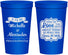 Personalized Wedding 22 oz Stadium Cups - Love Story | 359