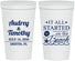 Personalized Wedding 22 oz Stadium Cups - Started On The Beach | 361
