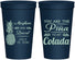 Personalized Wedding 22 oz Stadium Cups - Pina Colada | 364