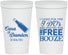 Personalized Wedding 22 oz Stadium Cups - I Do Free Booze | 371