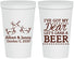 Personalized Wedding 22 oz Stadium Cups - Dear Beer | 372