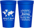 Personalized Wedding 22 oz Stadium Cups - Journey Traveling With | 374