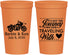 Personalized Wedding 22 oz Stadium Cups - Journey Traveling With | 388