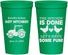 Personalized Wedding 22 oz Stadium Cups - Got Hitched Tractor | 397