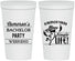 Personalized Bachelor Party 22 oz Stadium Cups - Hast La Vista Single Life | 40003