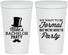 Personalized Bachelor Party 22 oz Stadium Cups - Formal | 40007