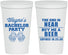 Personalized Bachelor Party 22 oz Stadium Cups - Beer | 40014