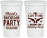 Personalized Bachelor Party 22 oz Stadium Cups - Last Stand Wedding Bands | 40015